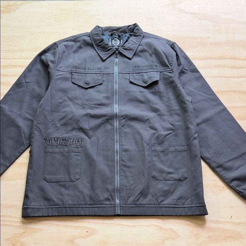 Primitive Charcoal Demon Slayer Shirt Jacket